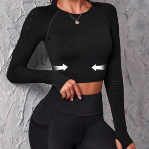 Figure Sculpt Seamless Cropped Top